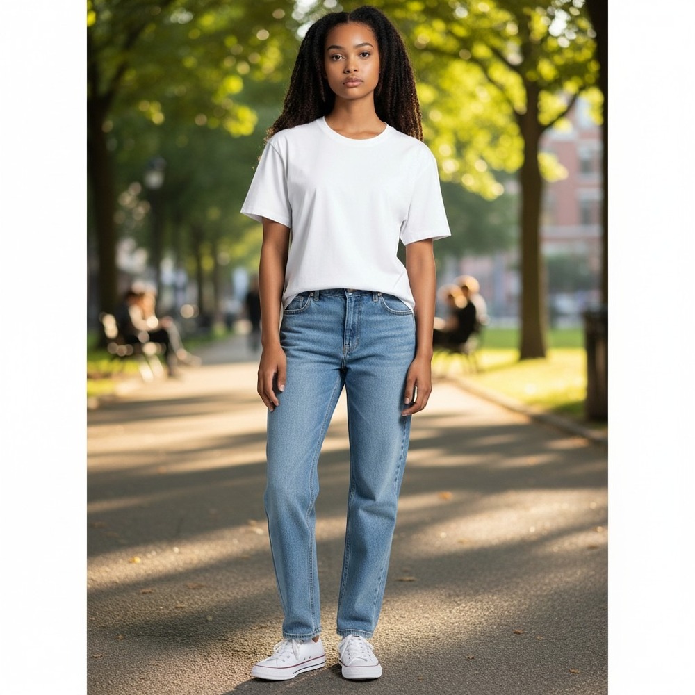 Cato Jeans 10 Blue Excellent Straight Leg Stretch‎ Denim Pants